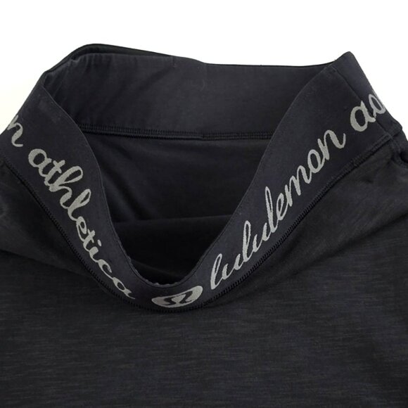 Lululemon Rare Inner Essence Skirt Black High Rise Slate Drape Stretch Size 6 - Picture 7 of 12